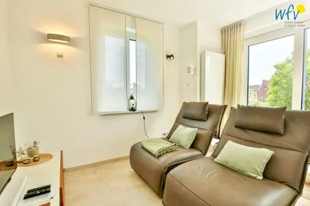 Wohnzimmer Haus Dünenblick Ferienwohnung 6