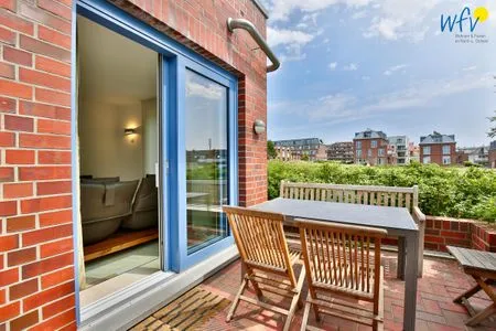 Balkon Haus Dünenblick Ferienwohnung 6