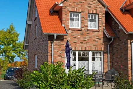 Hauptansicht Doppelhäuser Timmendorf Strand Haus Neptun