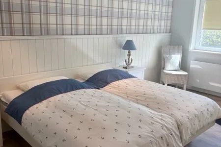 Schlafzimmer Ferienhaus Greune-Stee-Weg 39 Ferienwohnung Südstrandflair