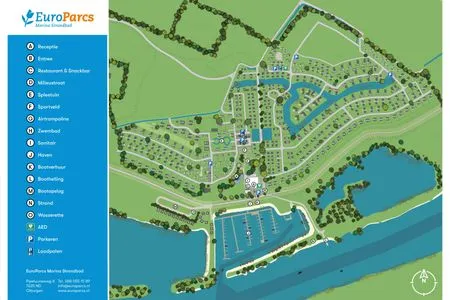 Marina Strandbad Chalet Inseltraum mit Zaun Nr. 83 Olburgen / Gelderland - 