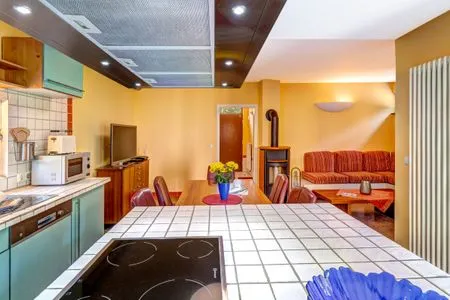 Küche / Küchenzeile Ferienwohnung Casa del Mar, Tres