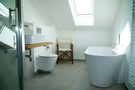 Badezimmer Strandkoje - Leuchtturm