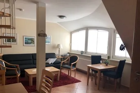 Wohnzimmer Ferienwohnung Sanddorn (3)