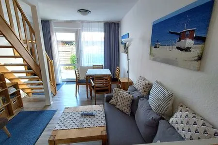 Wohnzimmer Ferienwohnung AHOI