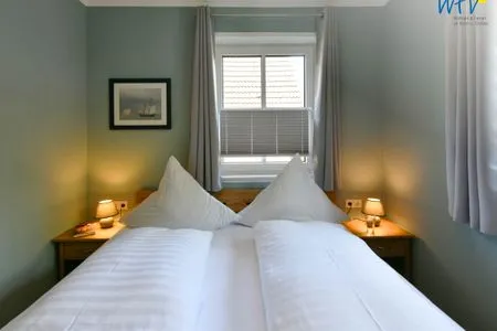 Schlafzimmer Haus Likedeeler Ferienwohnung 1
