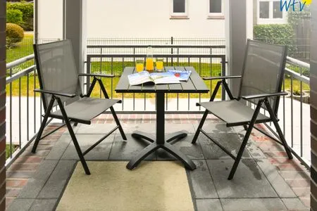 Balkon Haus Likedeeler Ferienwohnung 1