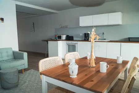 Essbereich Strandkoje - Ankerplatz