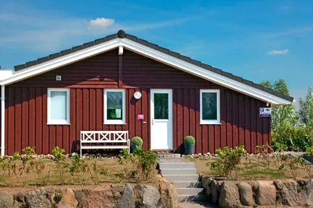 Hauptansicht Dänisches Ferienhaus am Salzhaff, Haus Meerjungfrau