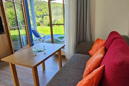 Wohnzimmer Ferienland Sonnenwald Appartement Waldsonne