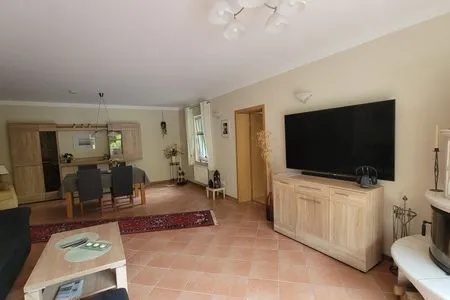 Wohnzimmer Ferienwohnung Ginster