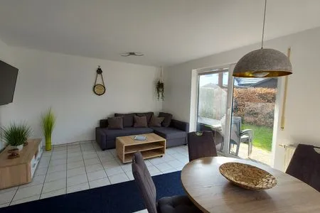 Wohnzimmer Ferienwohnung Küstenklang