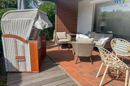 Terrasse Villa Düna Ferienwohnung 5