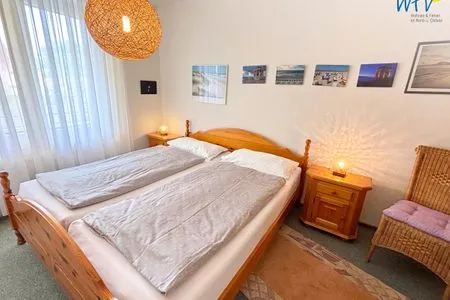 Schlafzimmer Oma Hannas Borkum Stuuv Ferienwohnung 6
