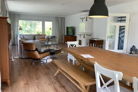 Wohnzimmer Ferienhaus Heidelodge