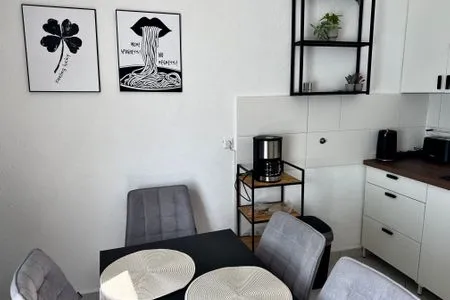 Küche / Küchenzeile Gemütliches Appartement "Martha" an der Goitzsche mit 3 Schlafzimmern und Stellplatz