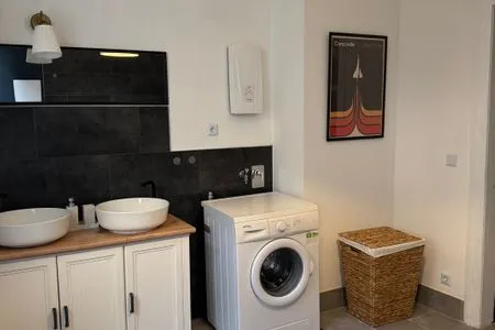 Badezimmer Gemütliches Appartement "Hans" in Köthen mit 4 Schlafzimmern