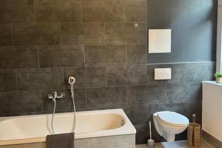 Badezimmer Gemütliches Appartement "Hans" in Köthen mit 4 Schlafzimmern