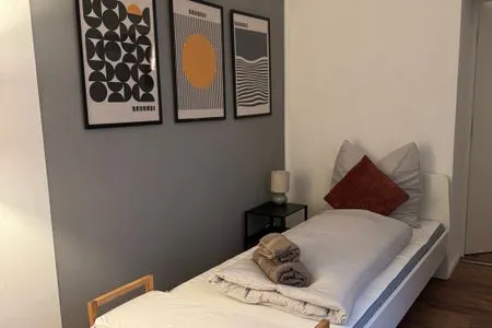 Schlafzimmer Gemütliches Appartement "Hans" in Köthen mit 4 Schlafzimmern