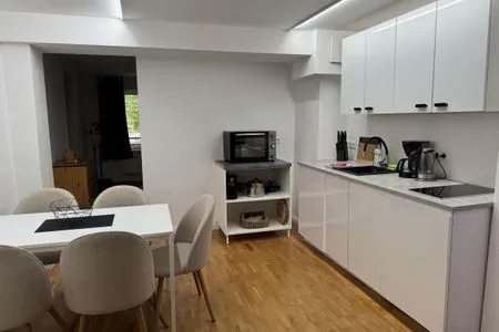 Küche / Küchenzeile Appartement-Loft "Moonart" Leipzig-Zentrum