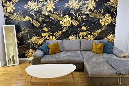 Schlafzimmer Appartement-Loft "Moonart" Leipzig-Zentrum