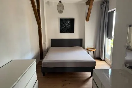 Schlafzimmer Gemütliches Dachgeschoss-Appartement "Nina" in Halle mit 2 Schlafzimmern und Stellplatz