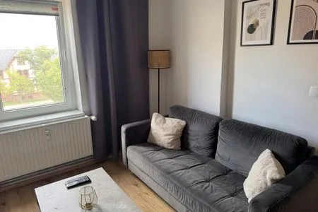 Wohnzimmer Gemütliches Appartement "Franz" in Halle inklusive Stellplatz