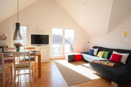 Wohnzimmer Seeblick Bodman – Am Strandbad