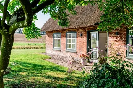 Hauseingang Ferienwohnung Teve im Reethus Mühlenlund Ferienwohnung Teve im Reethus Mühlenlund