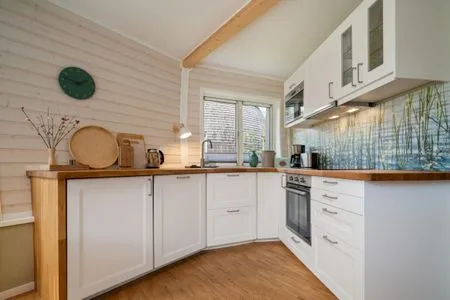 2 Ferienhaus Kugelhaus Südkugel am Tollensesee - vollausgestattete Küchenzeile  Kugelhaus Südkugel