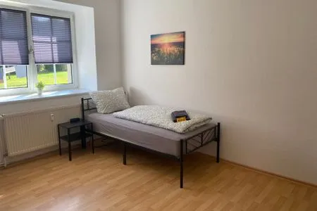 Schlafzimmer MonteurWohnung Fischbach App 1