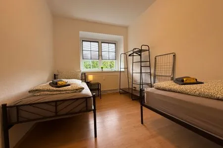 Schlafzimmer MonteurWohnung Fischbach App 1