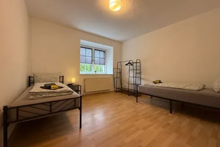 Schlafzimmer MonteurWohnung Fischbach App 1