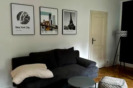 Wohnzimmer Ferienhaus "Hagen" in Schkopau mit 3 Schlafzimmern