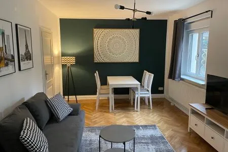 Wohnzimmer Ferienhaus "Hagen" in Schkopau mit 3 Schlafzimmern