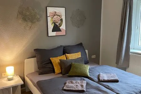 Schlafzimmer Ferienhaus "Hagen" in Schkopau mit 3 Schlafzimmern