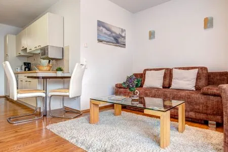 Wohnzimmer Villa Stranddistel, Whg. 1