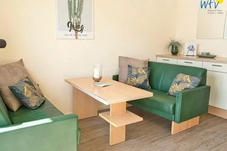 Essbereich Ferienhäuser Jadehörn Ferienwohnungen Sandfloh + Sonnenstern