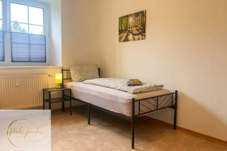 Schlafzimmer MonteurWohnung Fischbach App 2
