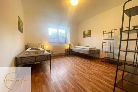 Schlafzimmer MonteurWohnung Fischbach App 2