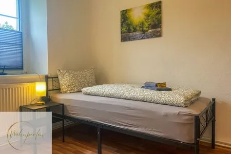 Schlafzimmer MonteurWohnung Fischbach App 2