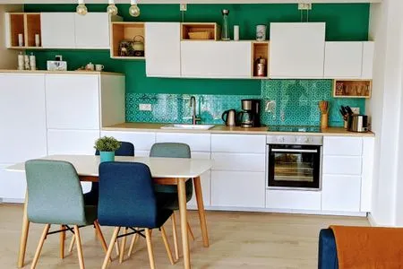 Vollausgestattete Küche FeWo room-of-light in PRORA - 9.34