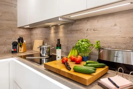 Vollausgestattete Küche FeWo Dünenblick in PRORA - 5.34