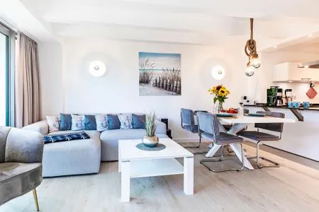 offener Wohn- und Kochbereich. FeWo Kapitänskajüte in PRORA - 8.33