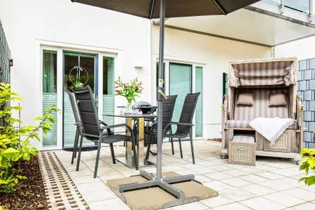 Terrasse FeWo Lieblingsplatz in PRORA - 7.06