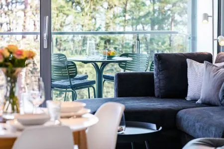 Wohn- und Essbereich FeWo Strandhafer in PRORA - 4.33