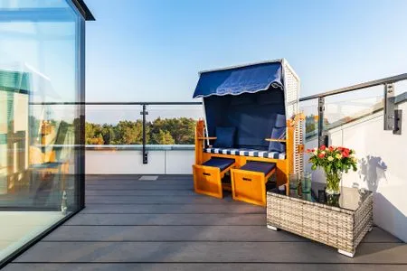 Dachterrasse FeWo Meeresrauschen Dachterrasse in PRORA - 4.51