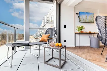 Balkon FeWo Sanddorn in PRORA - 3.53