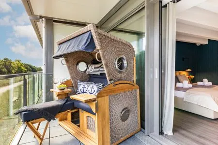 Balkon FeWo strandoffice in PRORA - 8.06