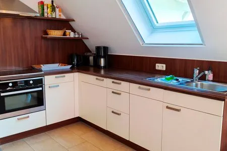 offene Küche  Villa Carpe Diem Wohnung 9